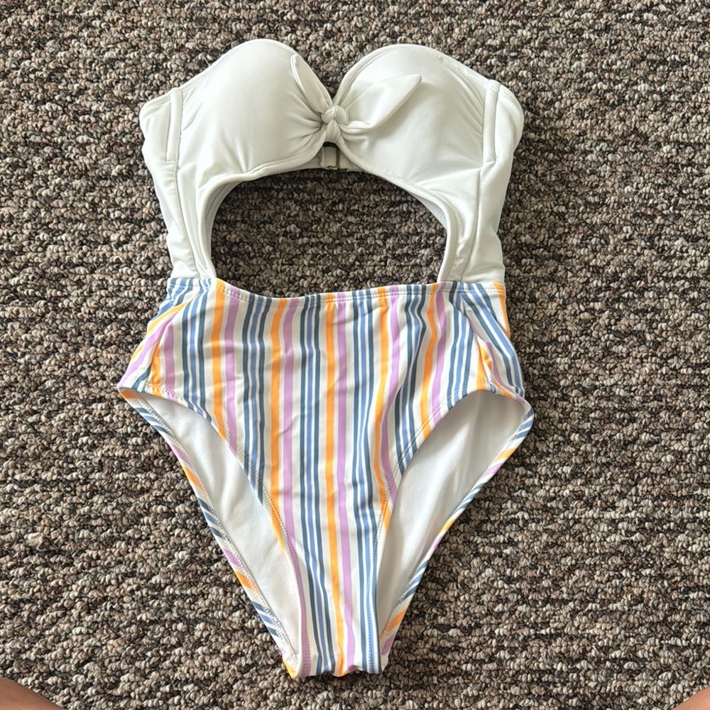 Target Striped One Piece Bathing Suit